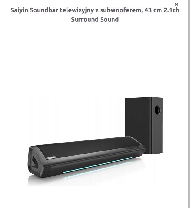 Soundbar nowy komplet
