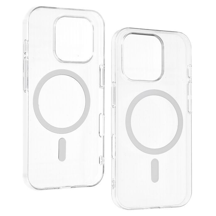 Transparent Slim Magsafe Case do Iphone 17 white