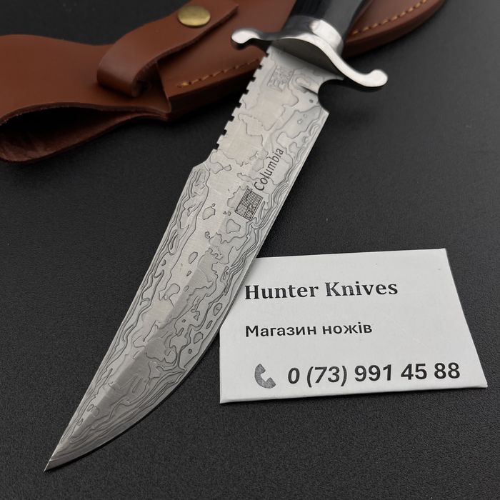 Ніж Боуі мисливський тактичний шкіряний чохлол G891 Нож охотничий Боуи