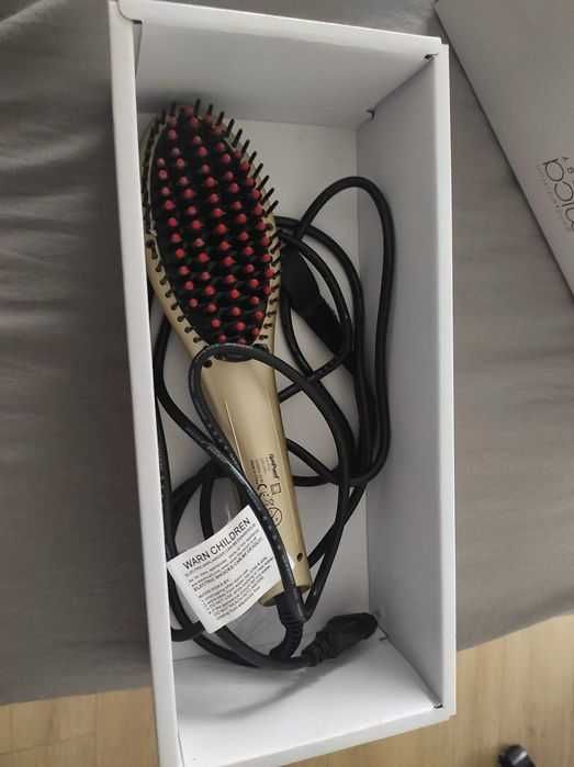 Escova alisadora elétrica Ricki Parodi gold edition alisamento