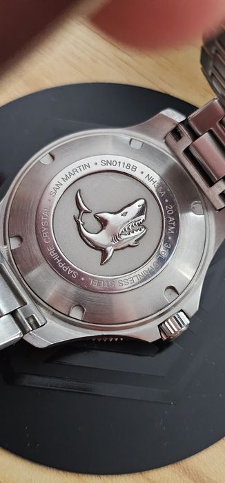 Продам годинник San Martin SN0118B Automatic у відмінному стані. Сапфірове скло. Керамічний безель. Повна комплектація.