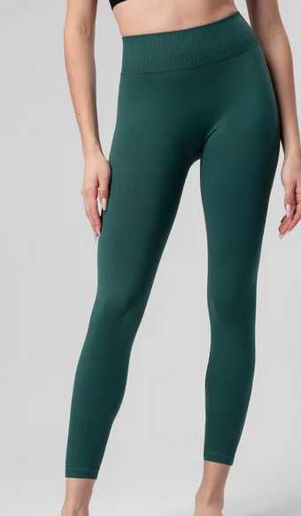 LELOSI legginsy rozm.M nowe z metką głęboka zieleń