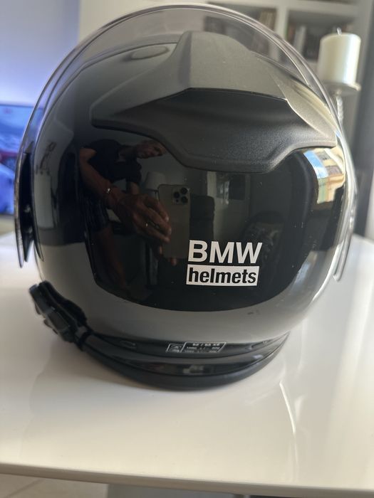Capacete bmw Carbon com intercomunicador
