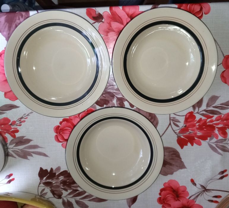 PRL talerze głębokie Tułowice 5 sztuk