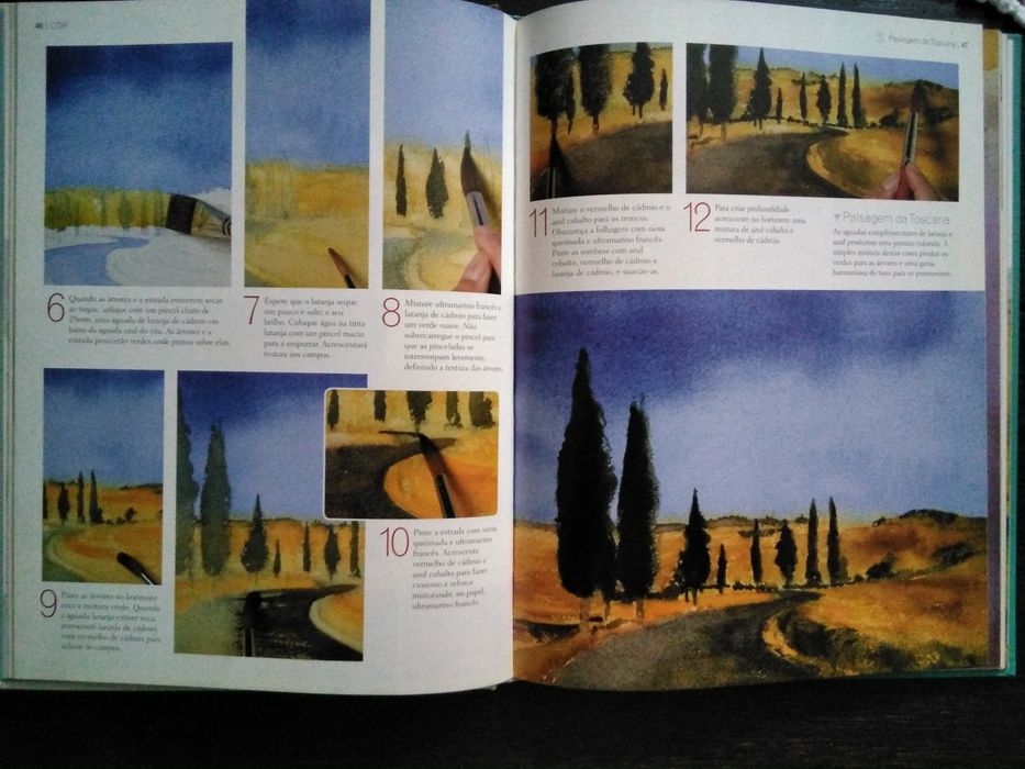 Oficina de aguarela. Passo a passo até o sucesso.