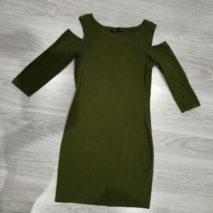 Sinsay sukienka khaki bawełniana r. Xs