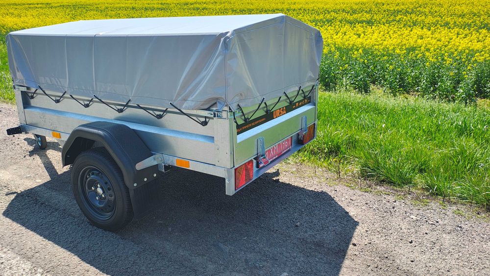 Причіп 2000х1250 оцинкований,  одновісний.