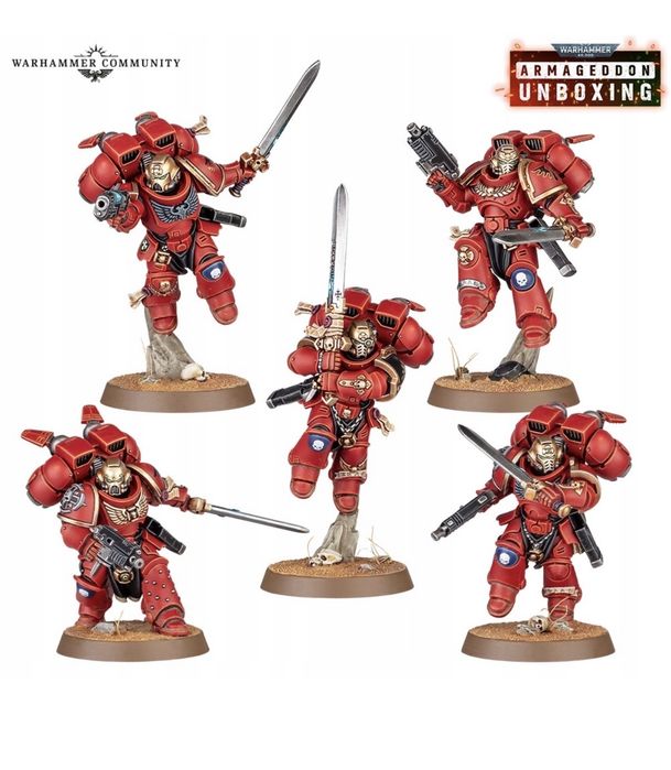 5X VANGUARD VETERAN SQUAD Armageddon Space Marines Warhammer 40k Ramki