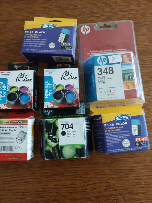 Sprzedam tusze mix do drukarek HP