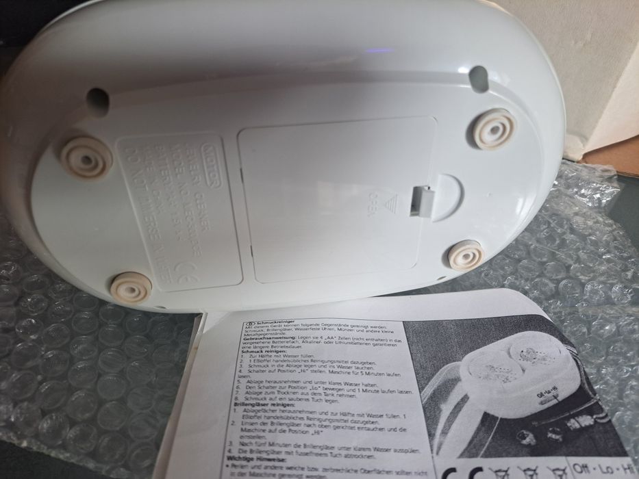 Aparelho Limpeza de bijuteria