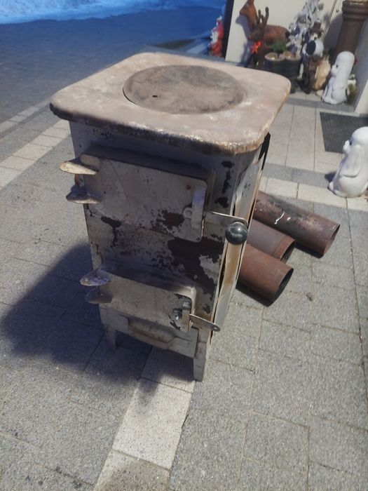 Piecyk kominek koza rury