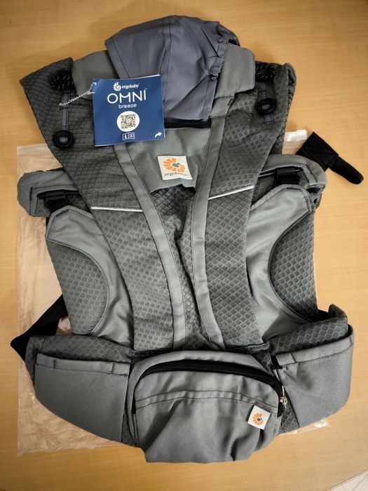 Ergobaby Omni Breeze cinza - novo na caixa