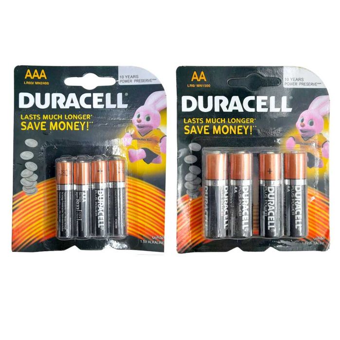Pilhas Duracell Alkaline NOVAS