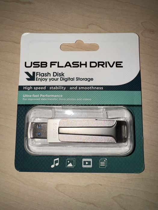 USB/usb-c flash на 512gb
