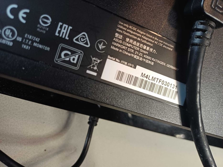 ASUS TUF VG24VQE 165Hz Curved Monitor, Like New64740050315778123