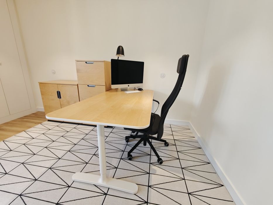 Conjunto Escritório IKEA | Secretária + Arquivo + Armário