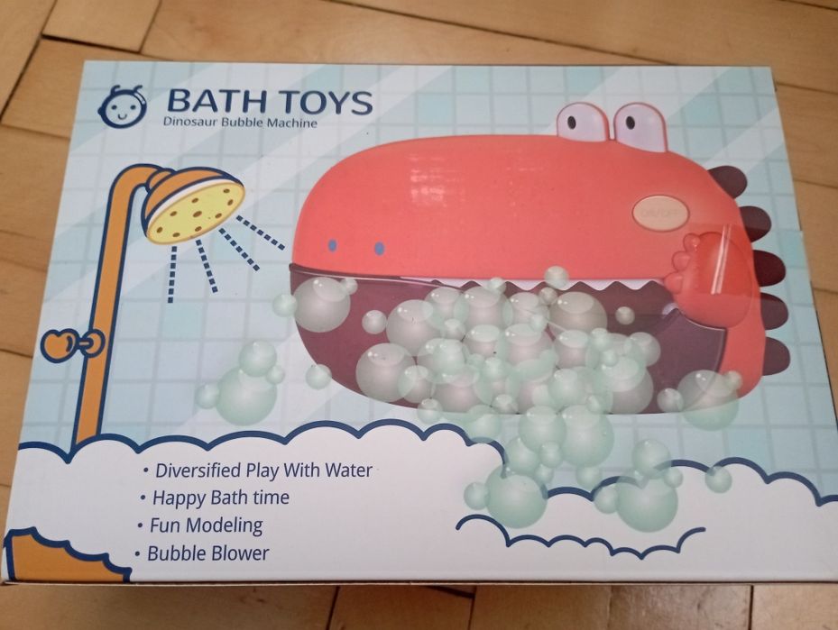 Динозавр - іграшка для купання  3+ бульбашкова машина