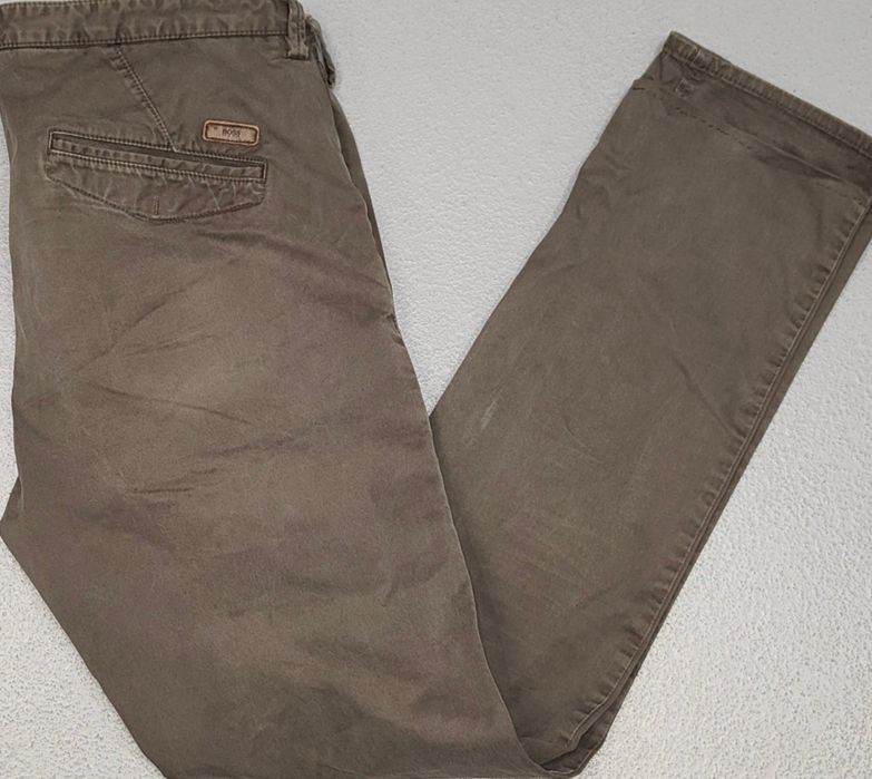 Wr) Boss Rice strech  slim fit oryginalne spodnie materiałowe Roz.32R