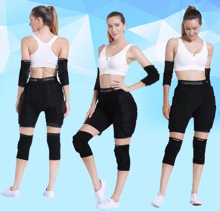 Spodenki ochronne na narty i snowboard, rozmiar M