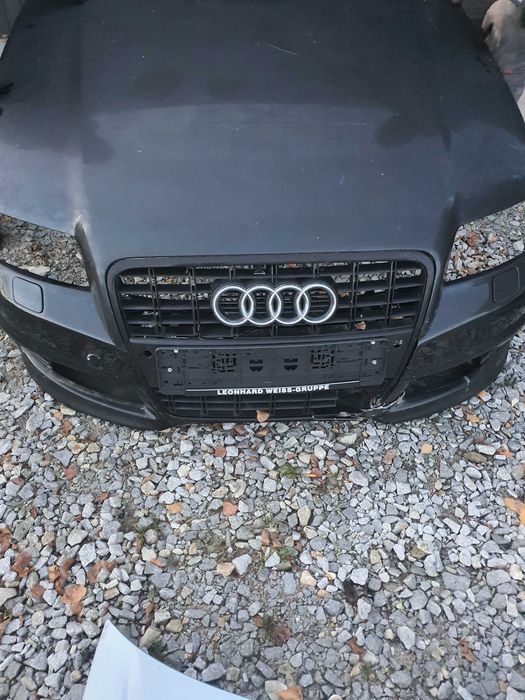 Audi A4 B6 B7 zderzak KSENON!!! RS4 przód SWAP!!! na B7 AL