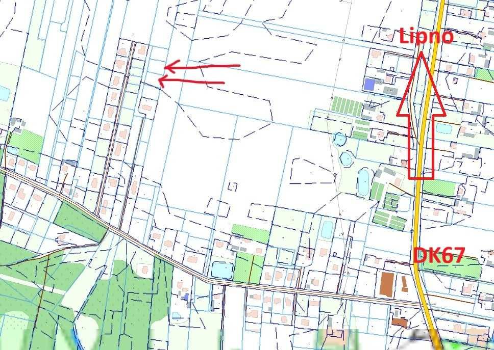 Działka budowlana 950 m² Bogucin gm, Fabianki z warunkami zabudowy