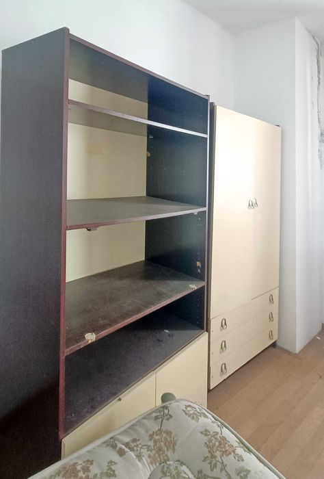 mobília, quartos individuais+cozinha