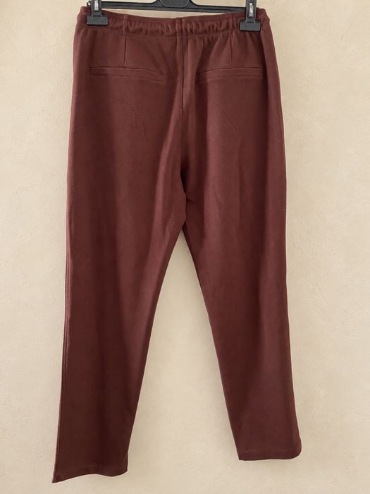 Calças Homem Lefties Slim Fit, Castanho/Terracota Tamanho M