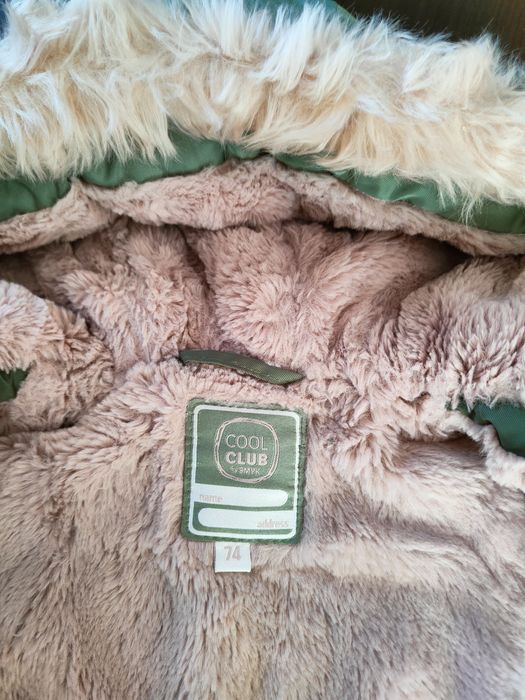 Kurteczka zimowa dla dziewczynki