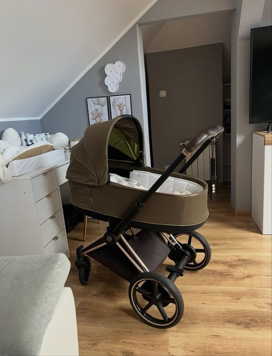 Wózek cybex E priam 2.0 khaki green