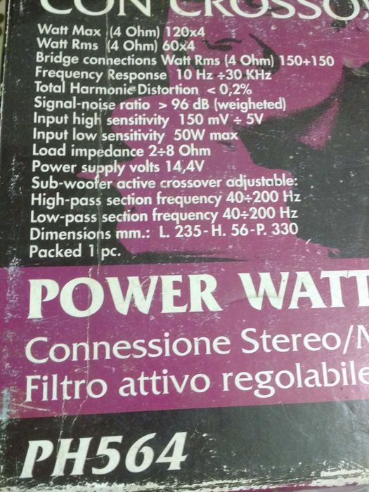 Автоусил новый италия phonocar ph564 SQтема