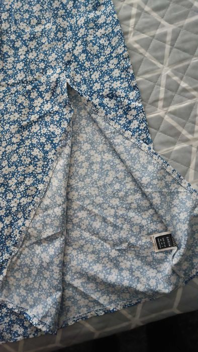 Vestido azul floral SheIn XS