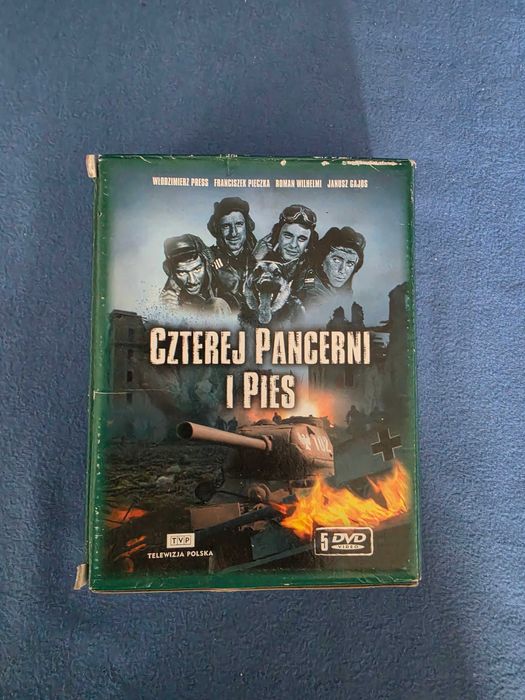 SSSUPER Czterej pancerni i pies 5 DVD komplet 21 odcinków TVP
