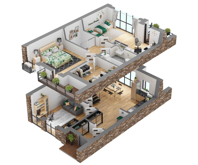 Продаж таунхаусів с. Крюківщина від забудовника 78м² та 114м²