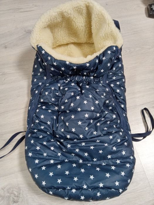 Чехол для санок, коляски на овчине