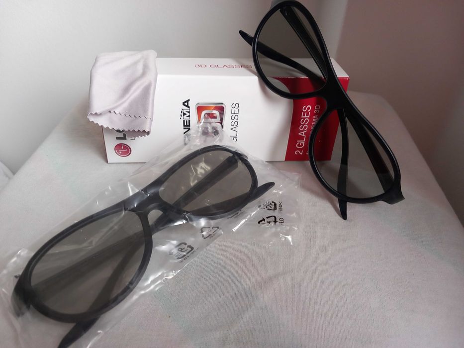 Óculos 3D Pack 2 unid. LG NOVOS