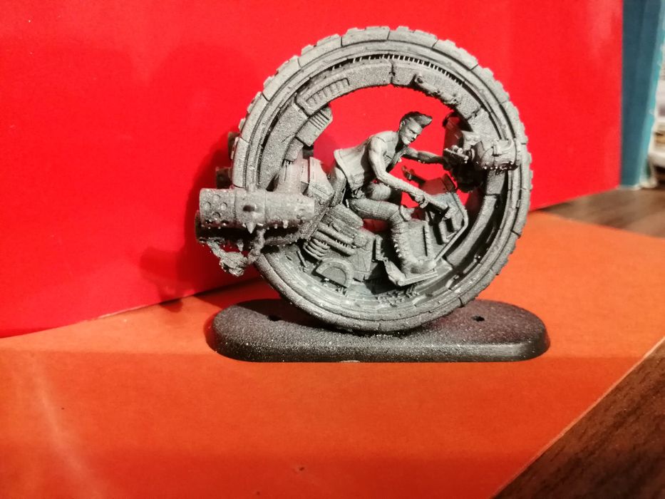 Figurka RPG Monocykl bojowy Rebel Steampunk skala 1:24 jedyny na olx