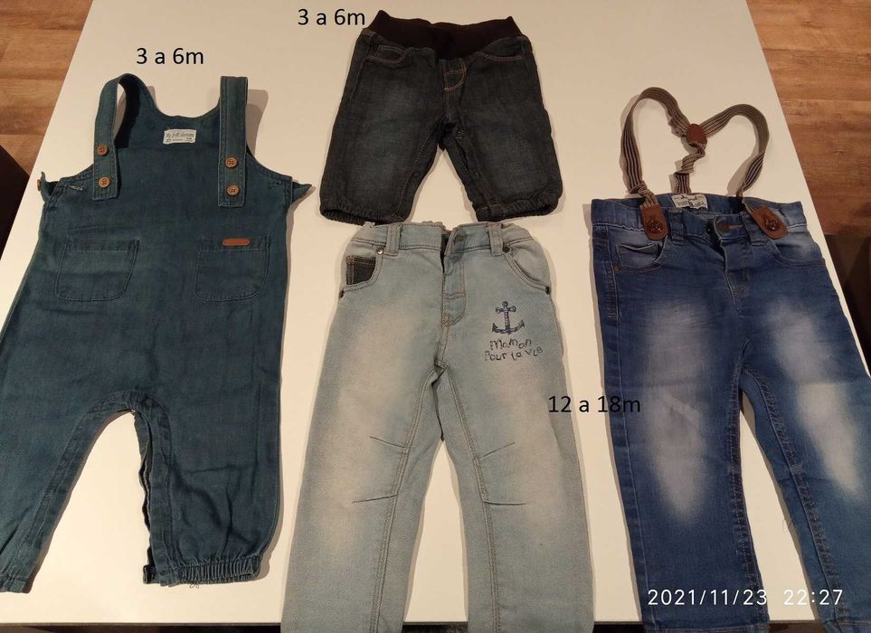 Calças criança (3meses a 3 anos)