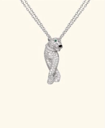 Золотое колье Cartier Panthere de Cartier. С Бриллиантами 1.70 карат.