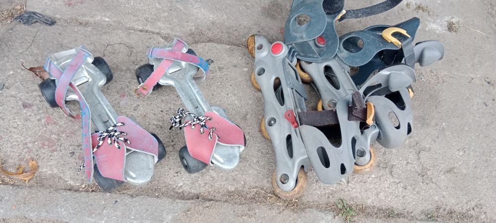 Wrotki- rolki PRL regulowane - zabytek