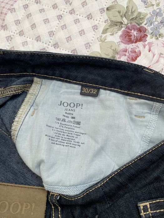 Granatowe jeansy typu proste szersza nogawka M 38 joop! Premium