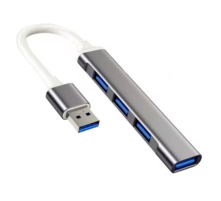 Перехідник, USB Hub 3.0 на 4 порти, 4in1, Юсб хаб Новий