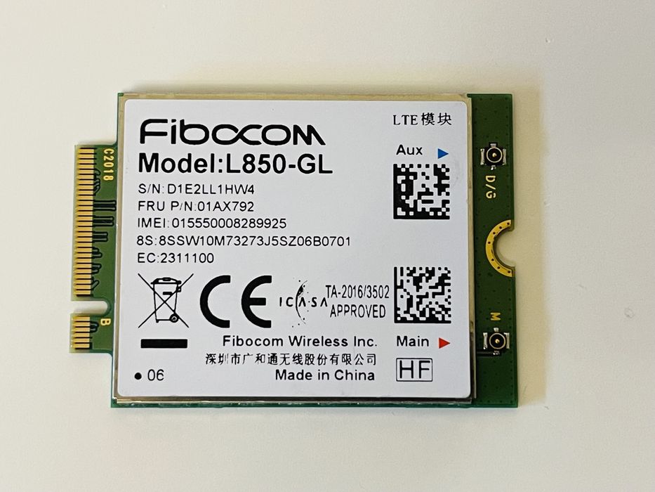 Fibocom L850-GL Wireless WAN LENOVO
