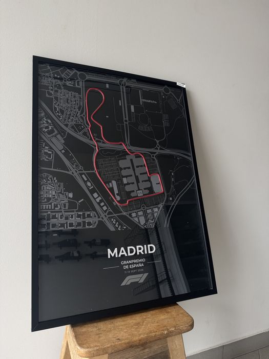 Quadro grande premio madrid formula1