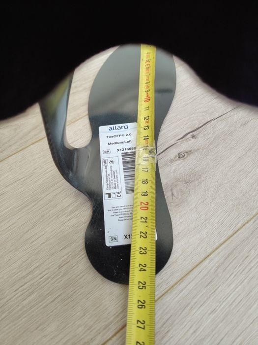Dynamiczna orteza opadająca stopa toeOff 2.0 medium Allard