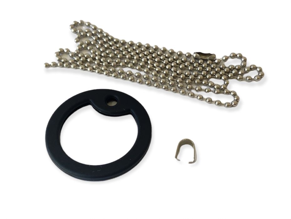 Армейский переломный жетон с Гравировкой + цепочка, скоба, бампер.