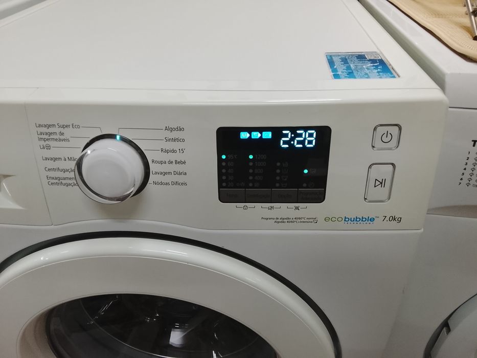 Máquina Lavar Roupa SAMSUNG 7kg (Muito Bom Estado)