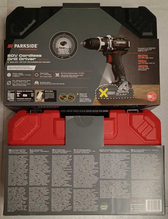 PARKSIDE PERFORMANCE akumulatorowa wiertarko-wkrętarka PABSP 20 Li C4
