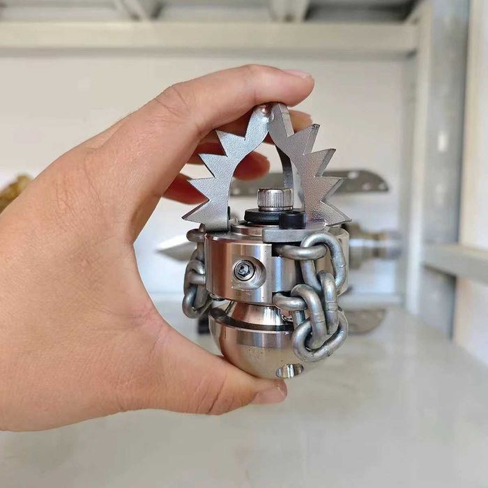 Наконечник для очищення каналізації високого тиску, ланцюгова насадка