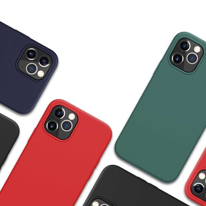 IPHONE 12 Pro Max Case Logo APPLE czerwone