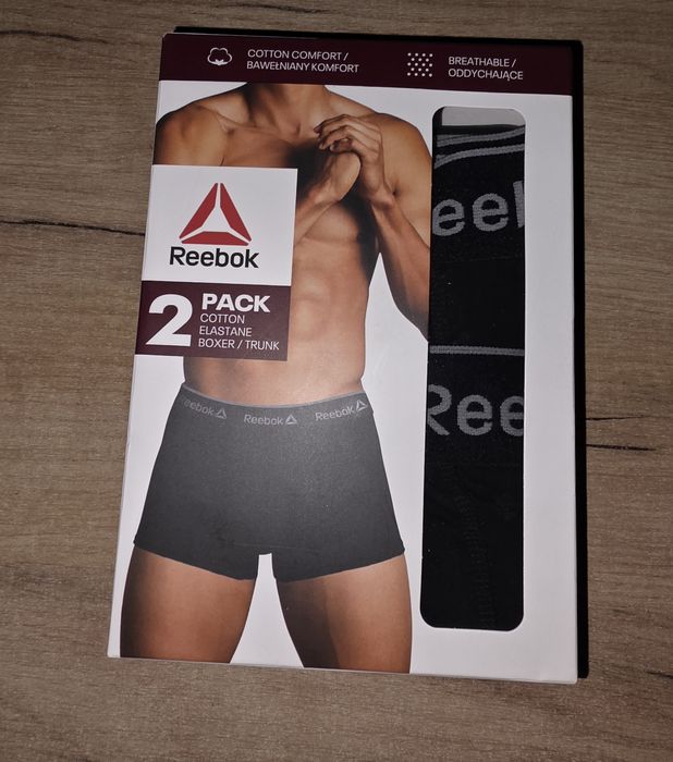 Nowy 2 pack bokserek Reebok rozm. L